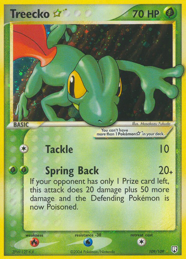 Team Rocket Returns Treecko * #109/109